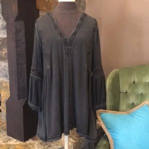 Boho tunic - with embroidered detail